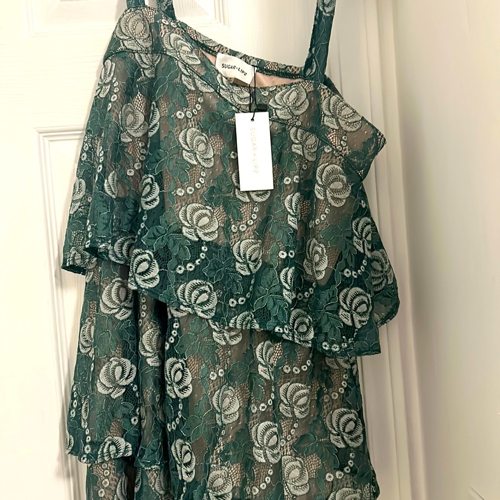 Dresses Sugar Lips Women's Loni Green Lace